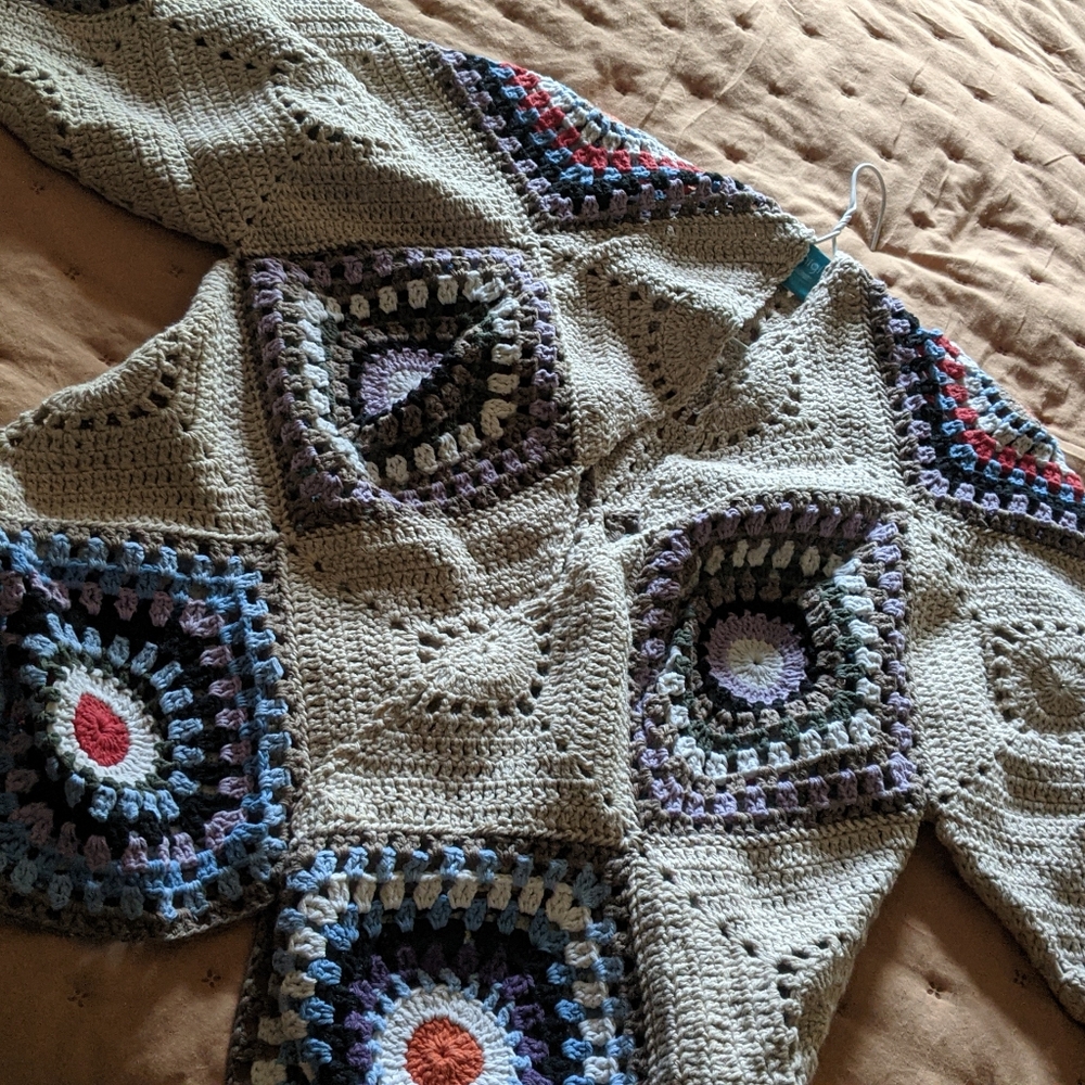 Beautiful crochet cardigan